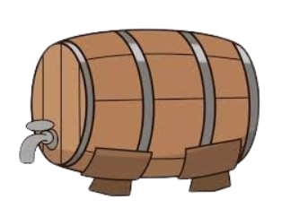 Beer keg barrel
